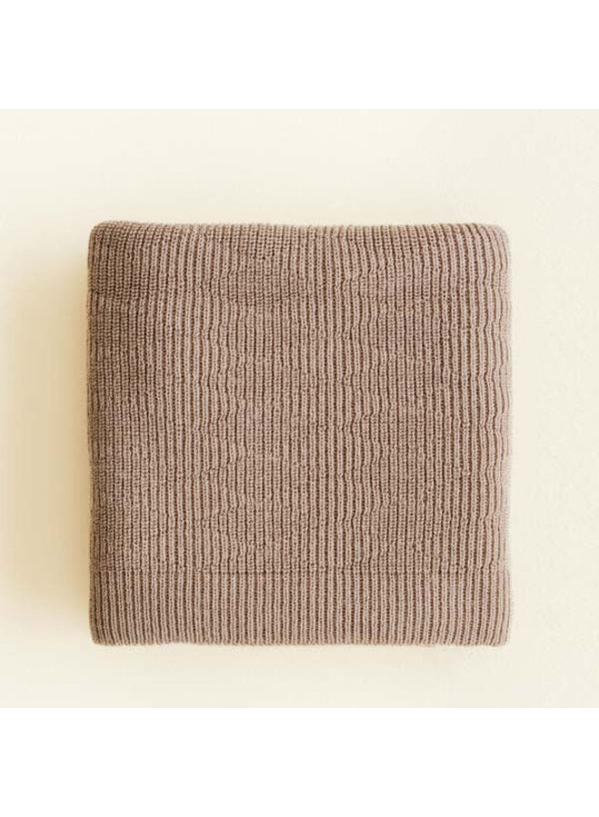 Hvid | blanket herbie | taupe