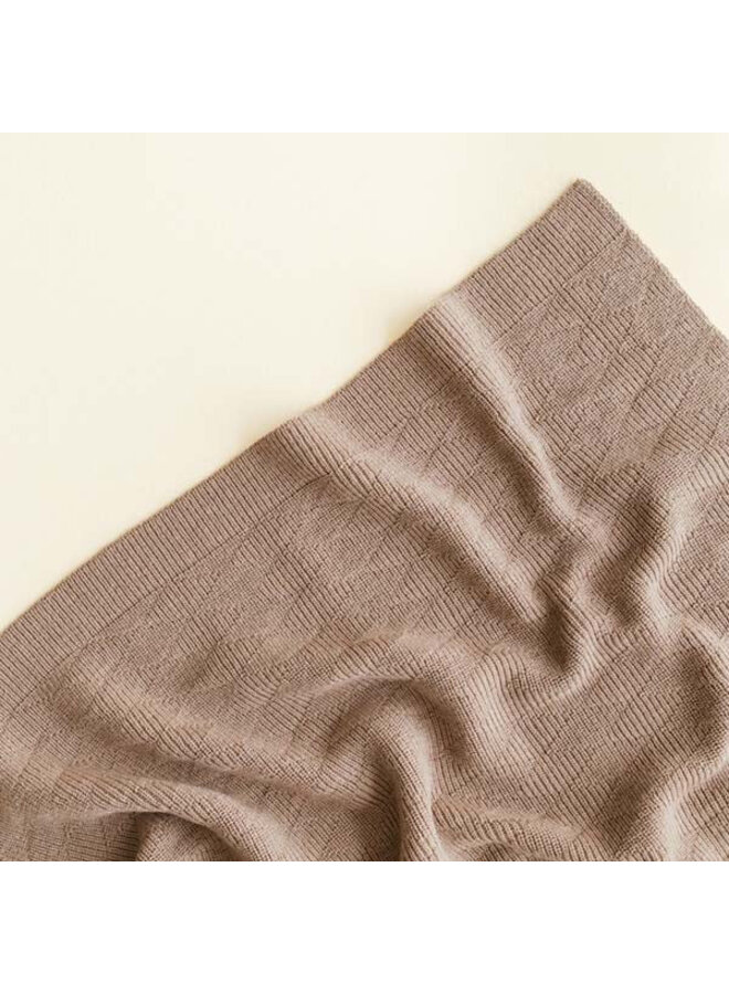 Hvid | blanket herbie | taupe