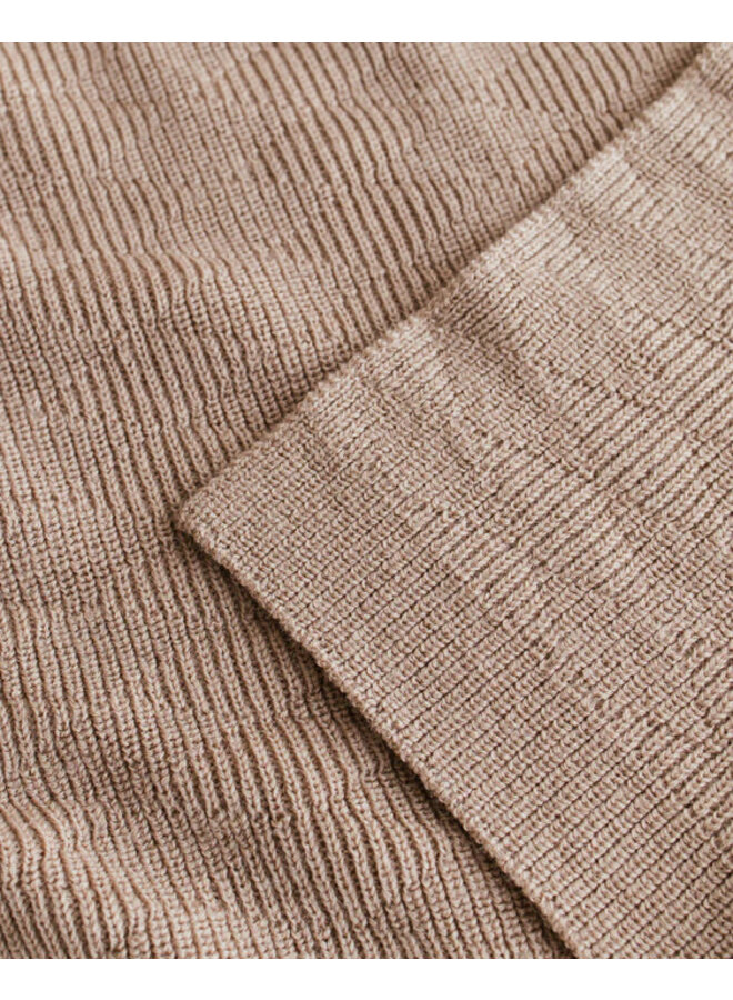 Hvid | blanket herbie | taupe