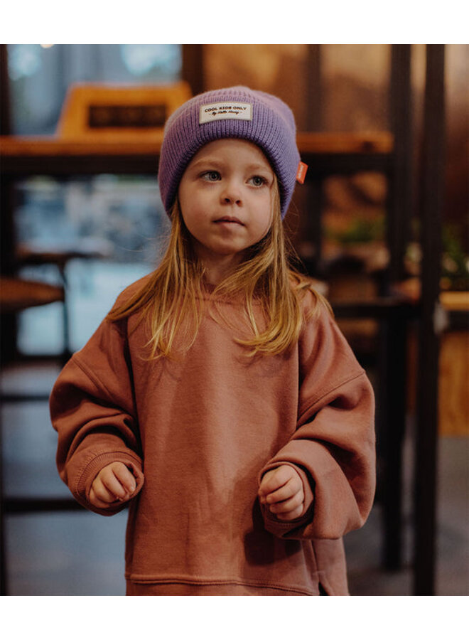 Hello hossy | bonnet | pop purple