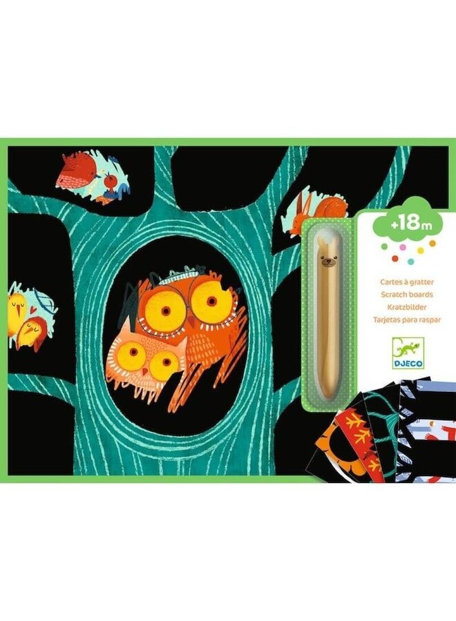 Djeco | kraskaarten | dieren