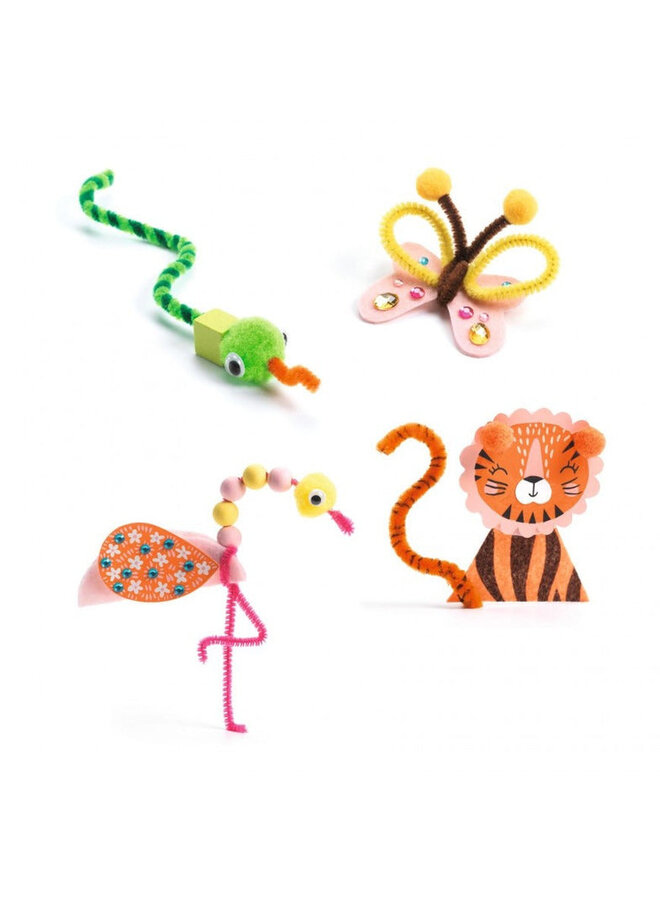 Djeco | knutselpakket | jungledieren maken
