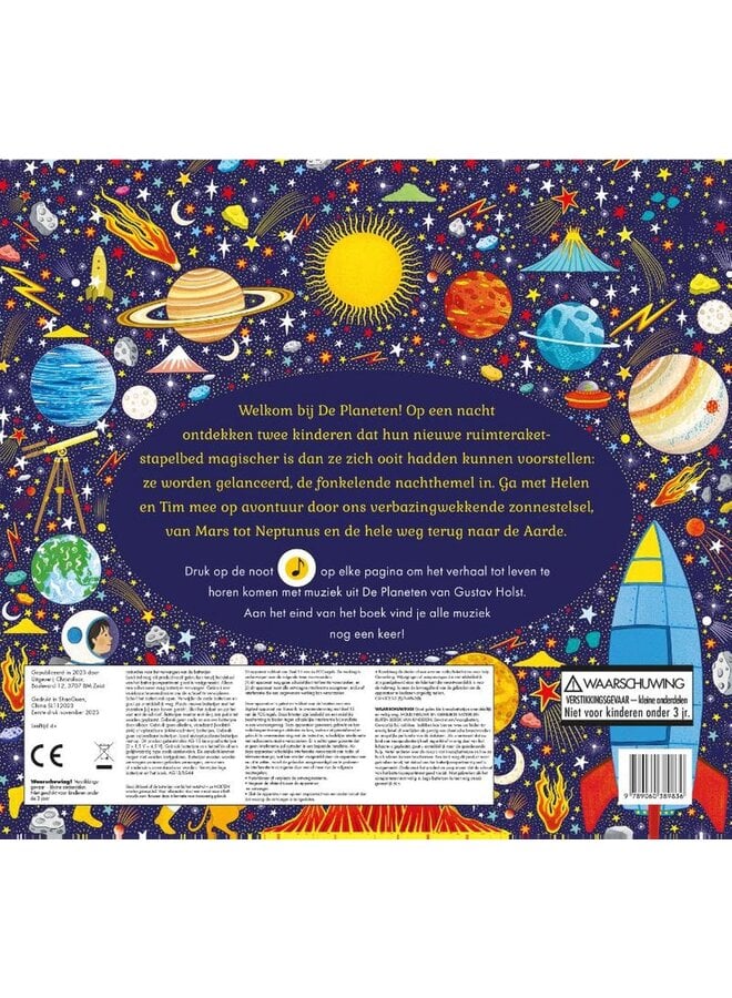 Boeken | de planeten | muziekboek | 4+