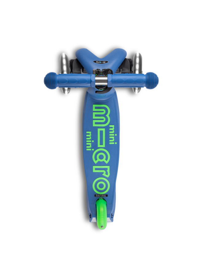 Micro | mini step deluxe | blauw/groen |  led