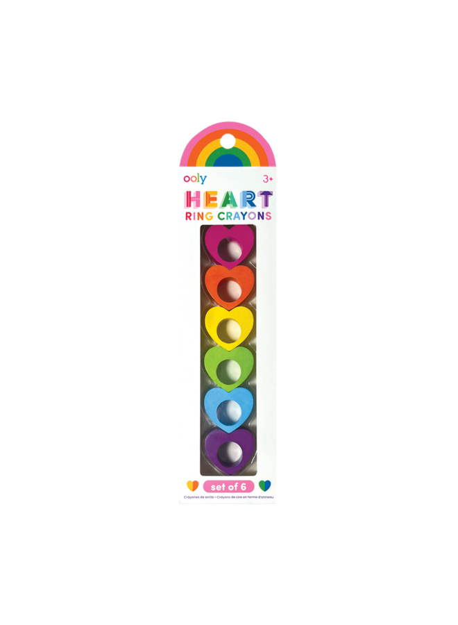 Ooly | heart ring crayons