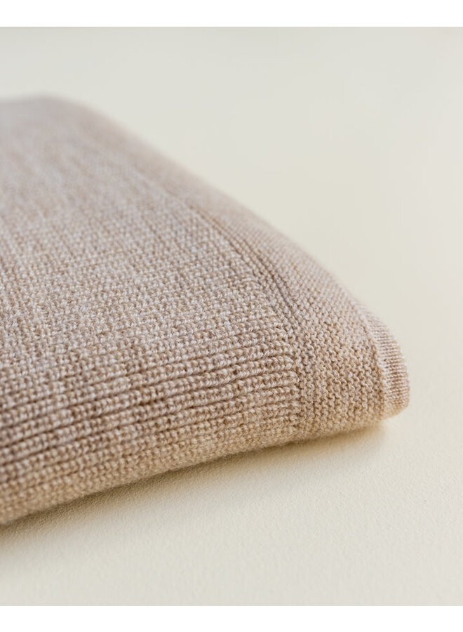 Hvid | blanket felix | sand