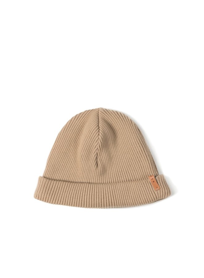 Nixnut | rib beanie | biscuit