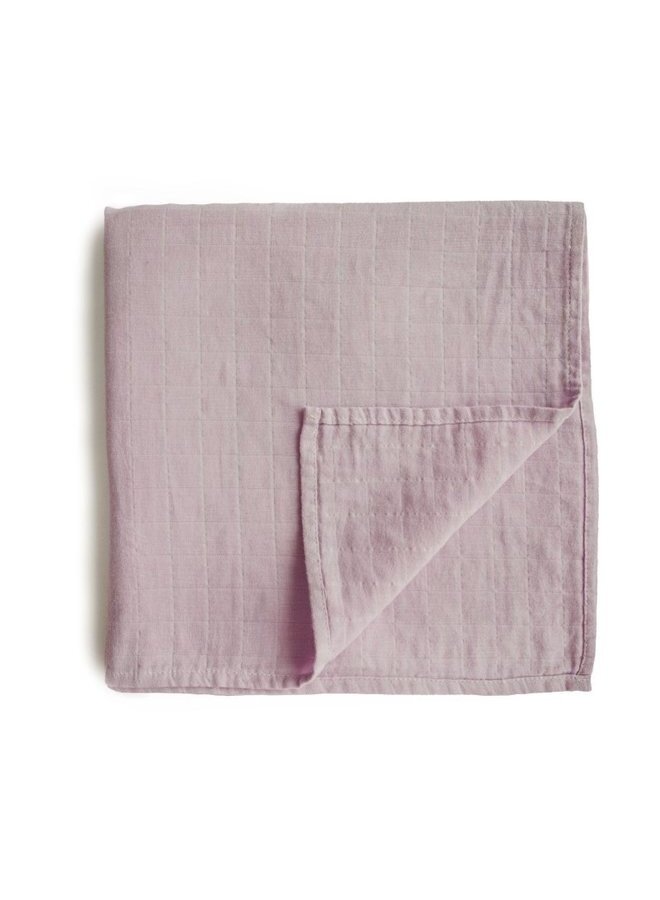 Mushie | swaddle | soft mauve