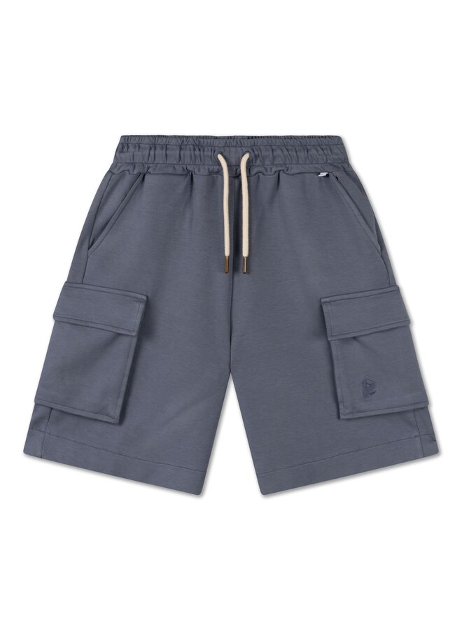 Repose AMS | sweat midi cargo short | nightshade blue