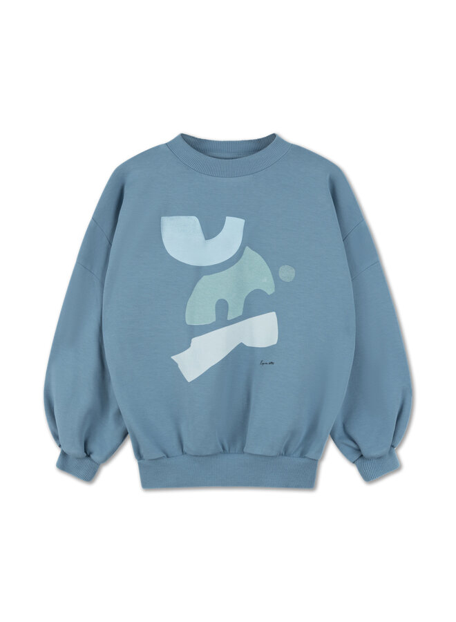 Repose AMS | crewneck sweater | faded shadow blue