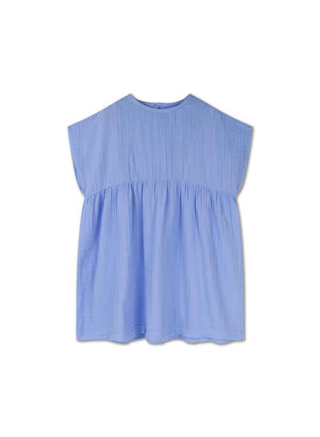 Repose AMS | woven tee dress | lavender blue