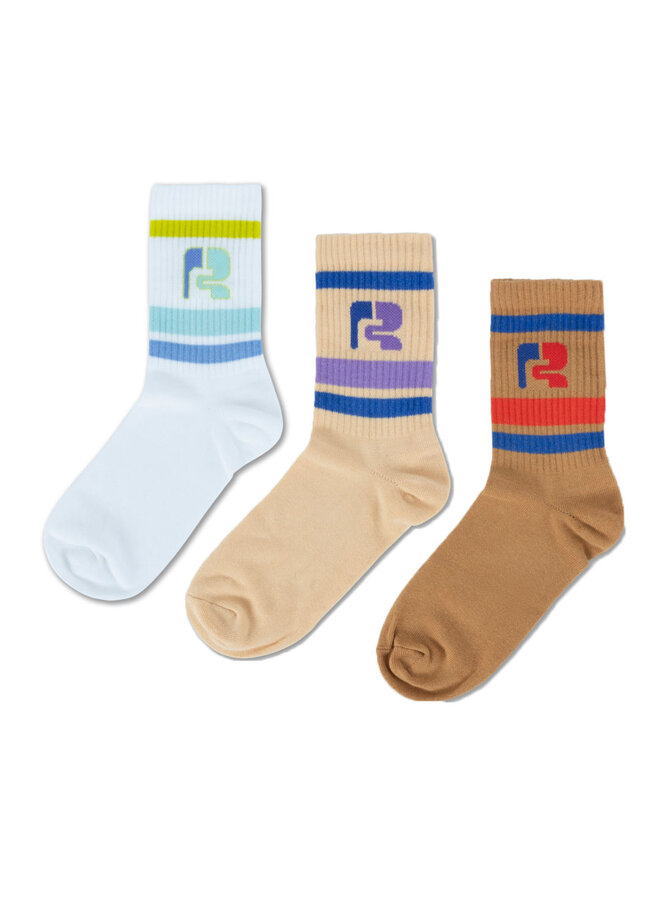 Repose AMS | sporty socks 3 pack | 3 pack logo