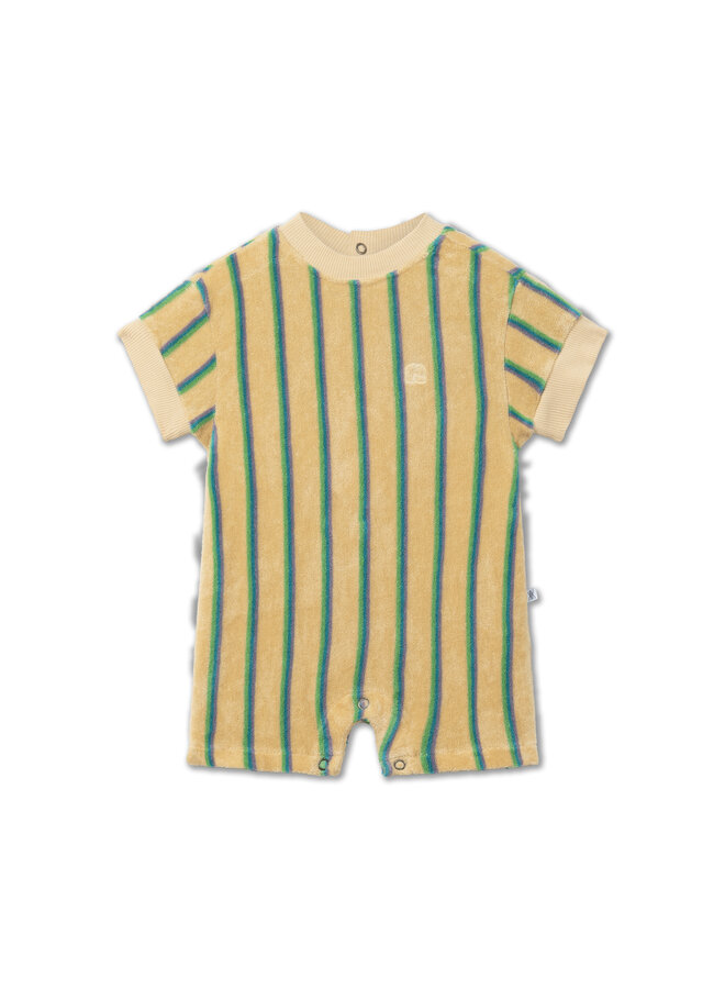 Repose AMS | playsuit | multi pop stripe