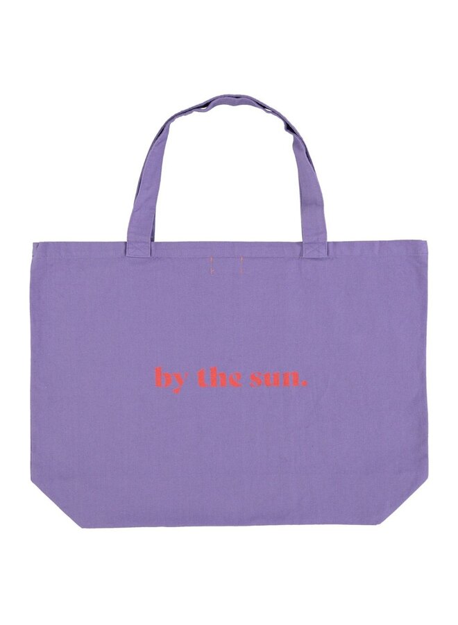 Piupiuchick | XL bag | purple w/ lips print