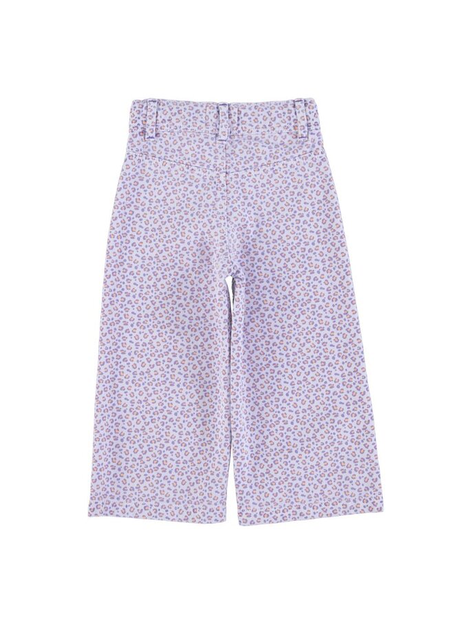 Piupiuchick | flare trousers | lavendel w/ animal print