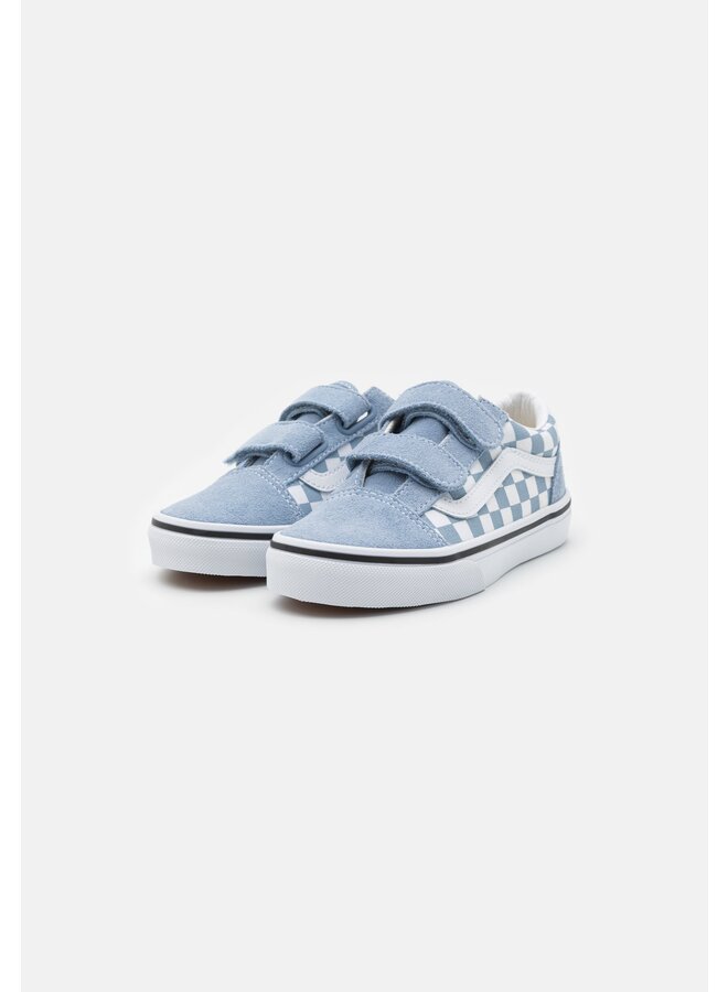 Vans | youth | color theory checkerboard | light blue