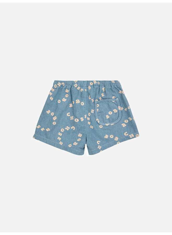 Bobo choses | circle denim bermuda shorts