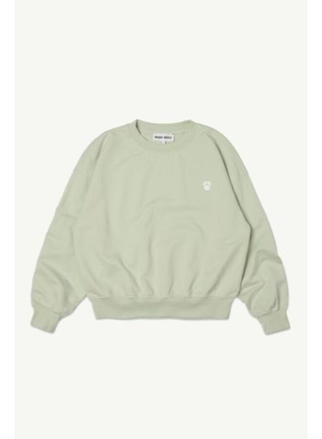 Main story | bubble sweatshirt | tender green fleece