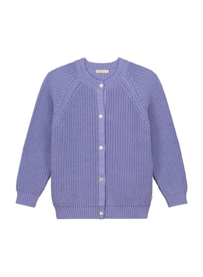 Yuki Kidswear | raglan cardigan | purple