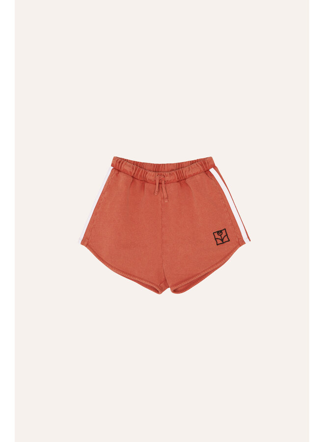 The Campamento | red sporty kids shorts | red