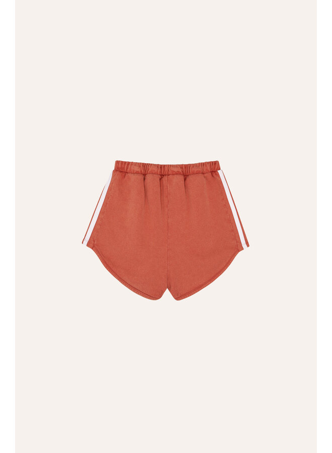 The Campamento | red sporty kids shorts | red