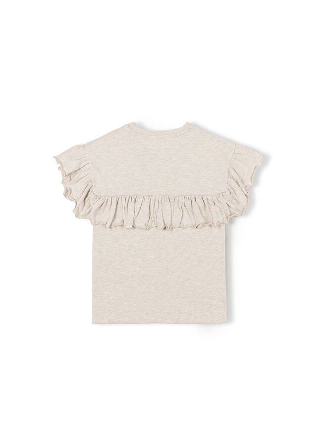 Nixnut | wing tshirt | beige