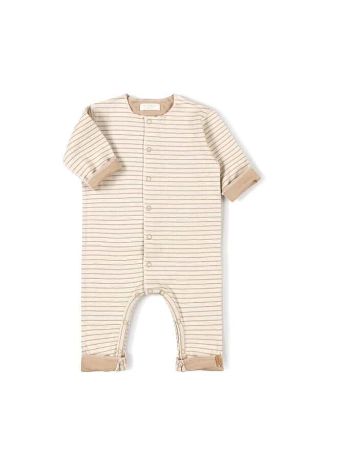 Nixnut | born onesie | dust stripe