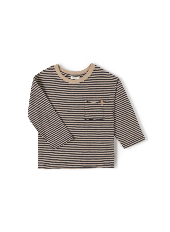 Nixnut | drop shirt | night stripe