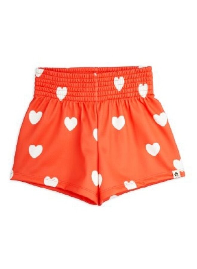 Mini Rodini | hearts wct shorts | red