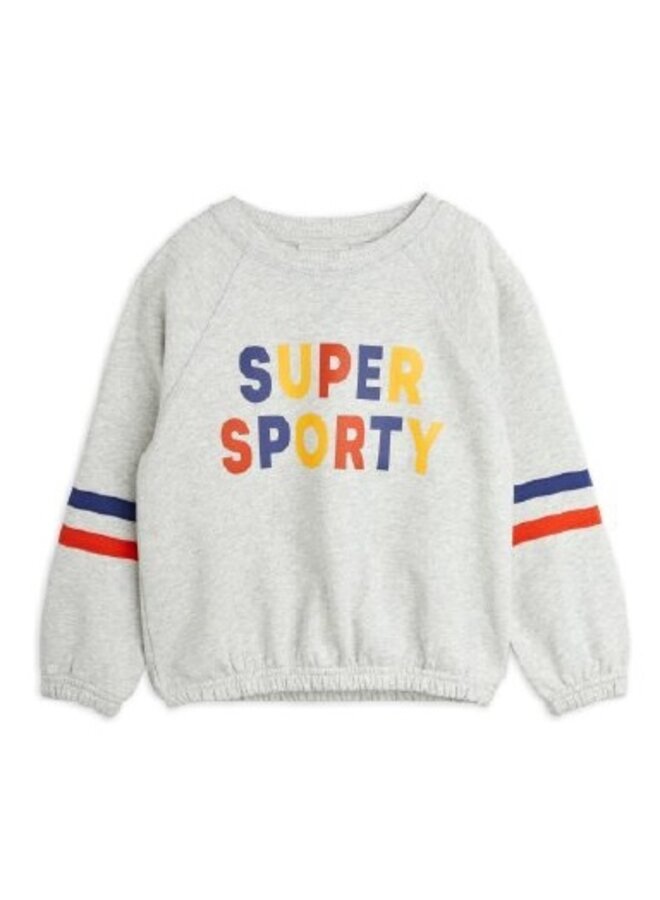 Mini Rodini | super sporty sp sweatshirt | grey melange