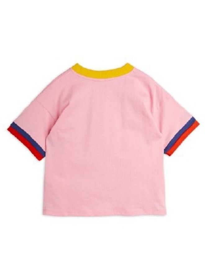 Mini Rodini | super sporty sp ss tee | pink