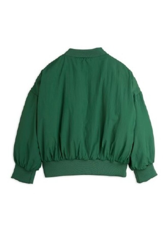 Mini Rodini | nylon baseball jacket | green