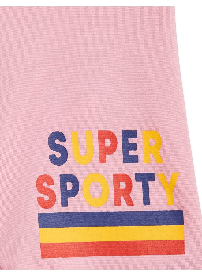 Mini Rodini | super sporty sp flared leggings | pink