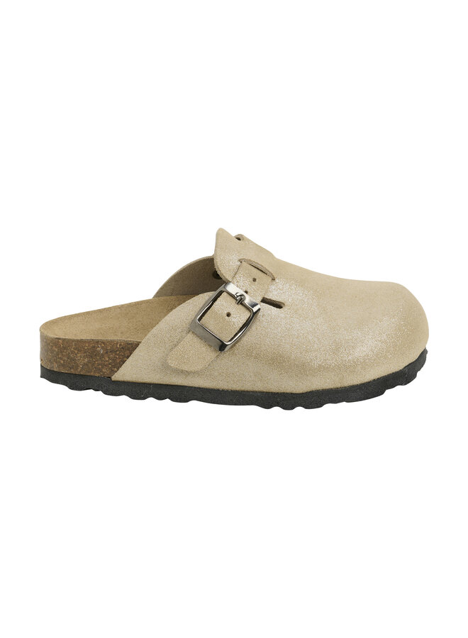 En Fant | slippers nubuck leather | champagne beige