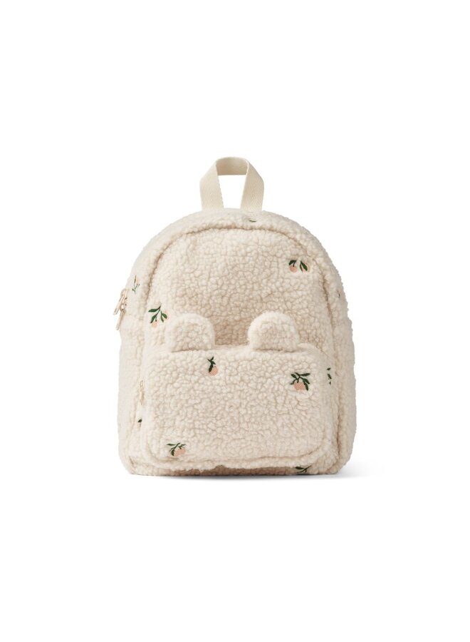 Liewood | allan pile embroidery backpack | peach/sandy