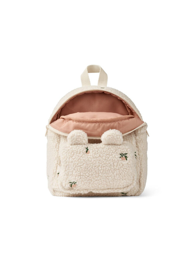 Liewood | allan pile embroidery backpack | peach/sandy