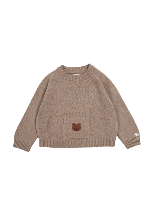 Donsje | loeke sweater | bear | hazelnut