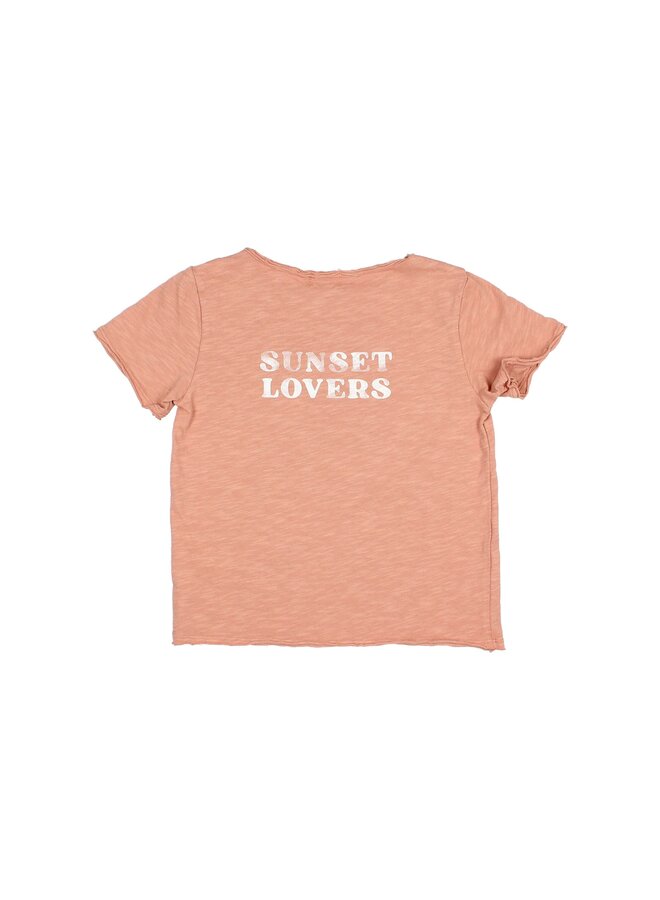Buho | sunset t-shirt | rose clay