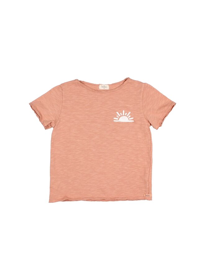 Buho | sunset t-shirt | rose clay