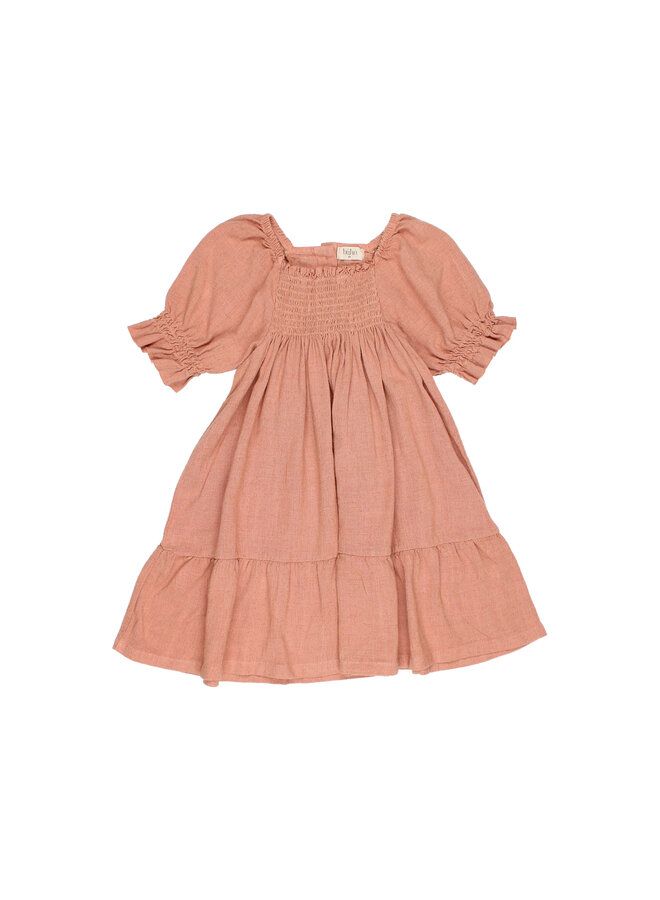 Buho | fluid dress | rose clay