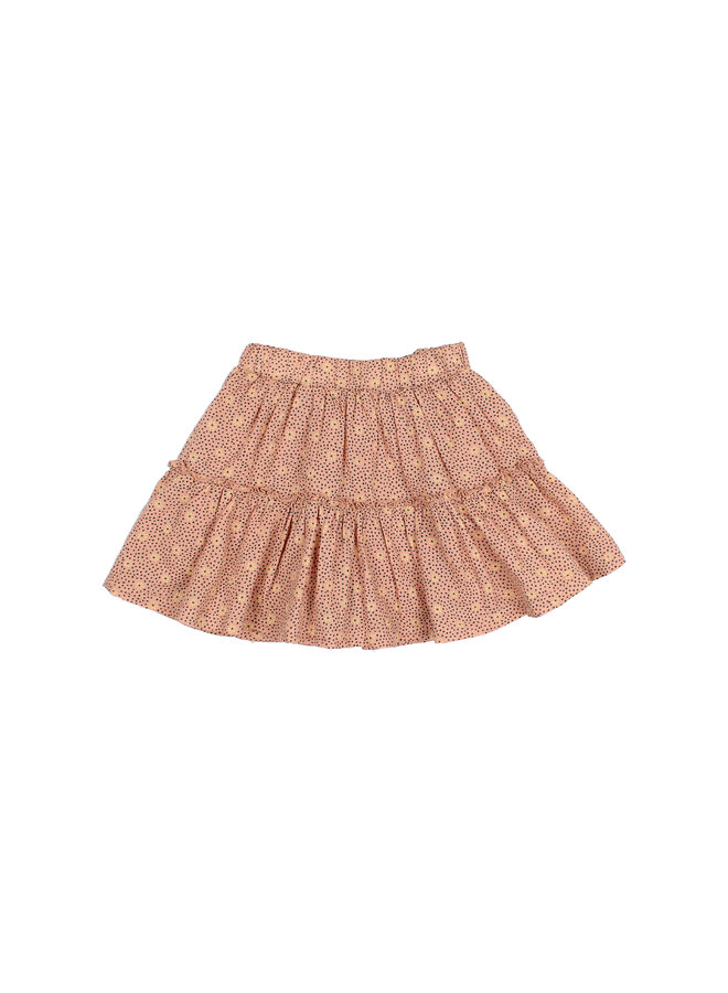 Buho | flower dots skirt | rose clay