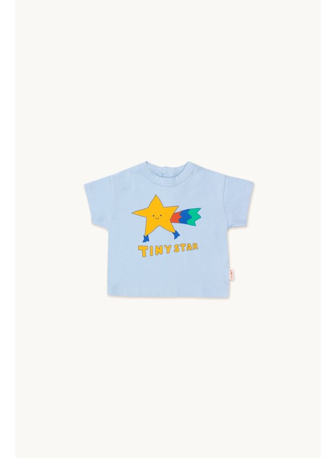 Tinycottons | tiny star baby tee | blue-grey