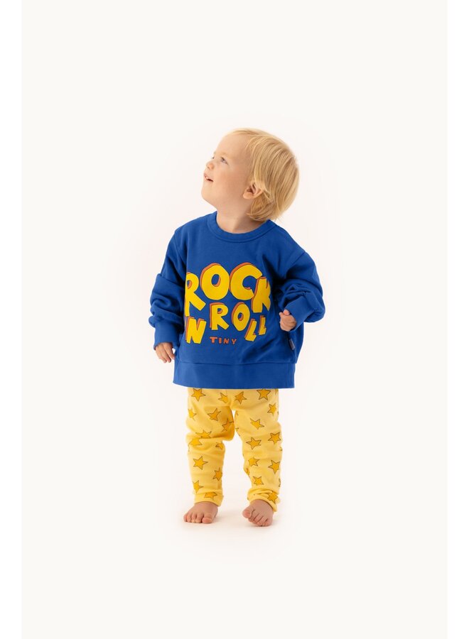 Tinycottons | rock 'n roll baby sweatshirt | ultramarine