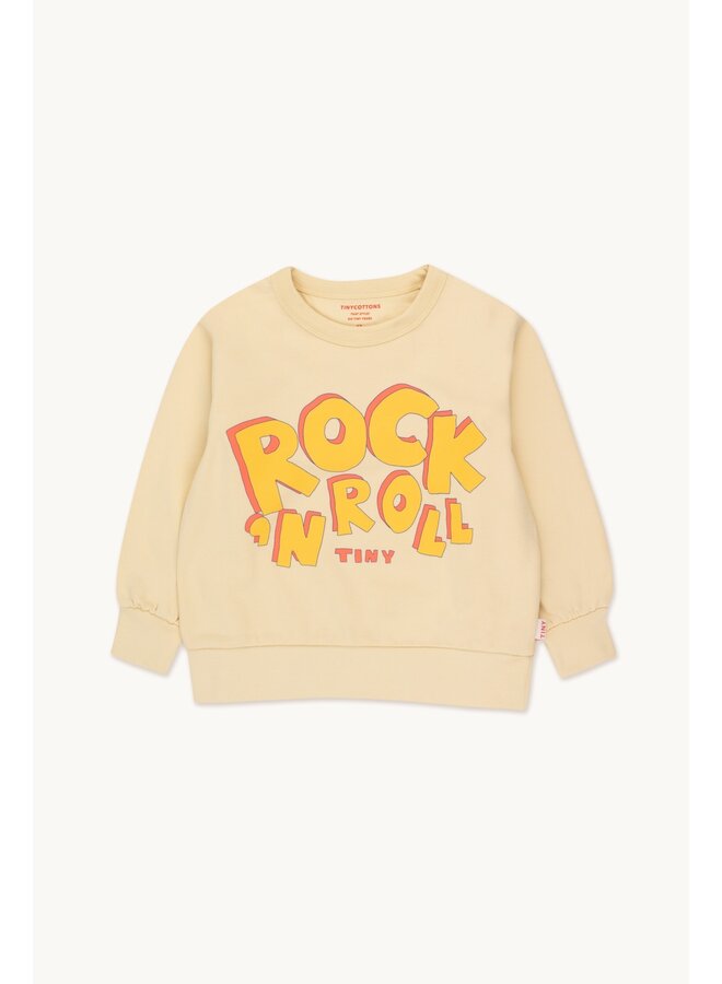 Tinycottons | rock 'n roll sweatshirt | dusty yellow
