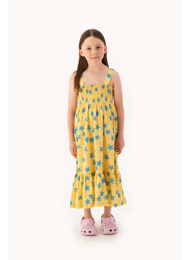 Tinycottons | starflowers dress | mellow yellow