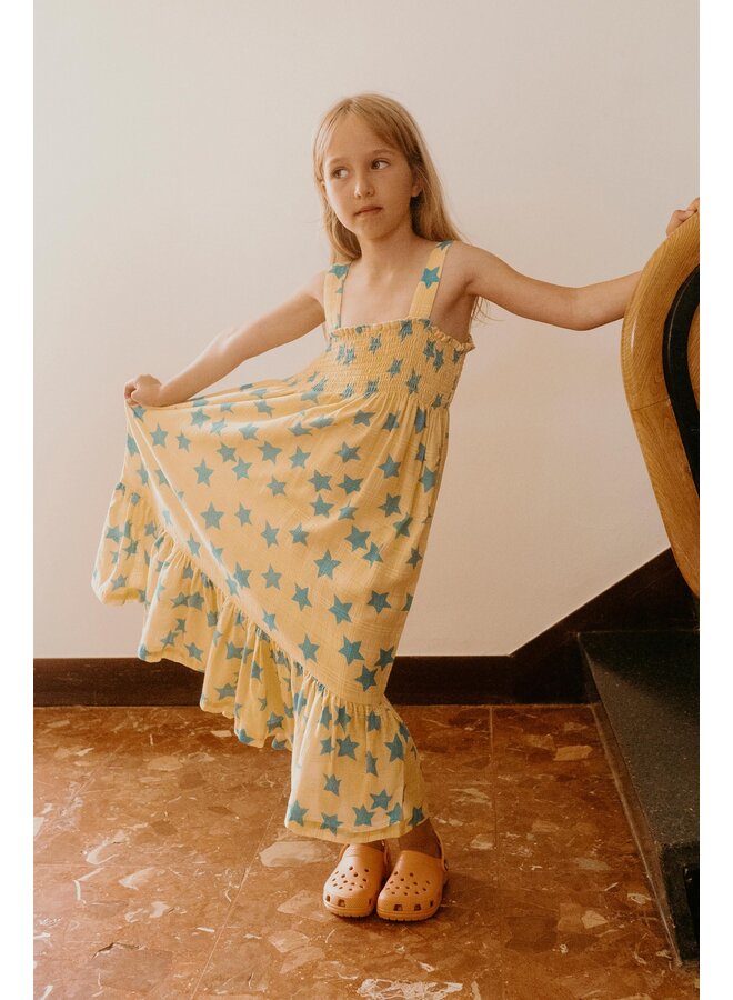 Tinycottons | starflowers dress | mellow yellow