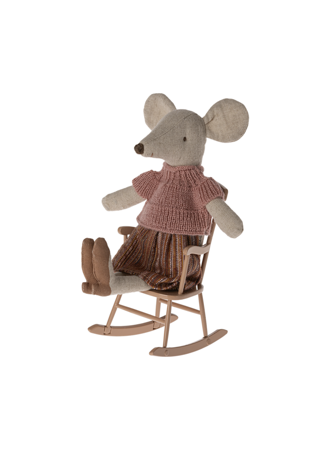 Maileg | rocking chair | dark powder