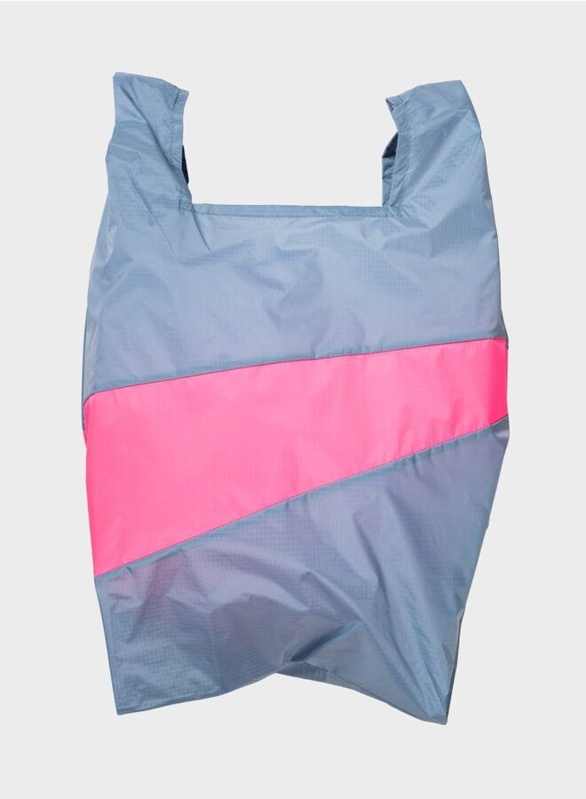 Susan Bijl | shopping bag | fuzz & fluo pink | large
