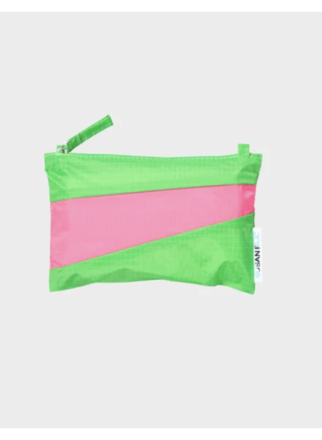 Susan Bijl | pouch | greenscreen | fluo pink | small