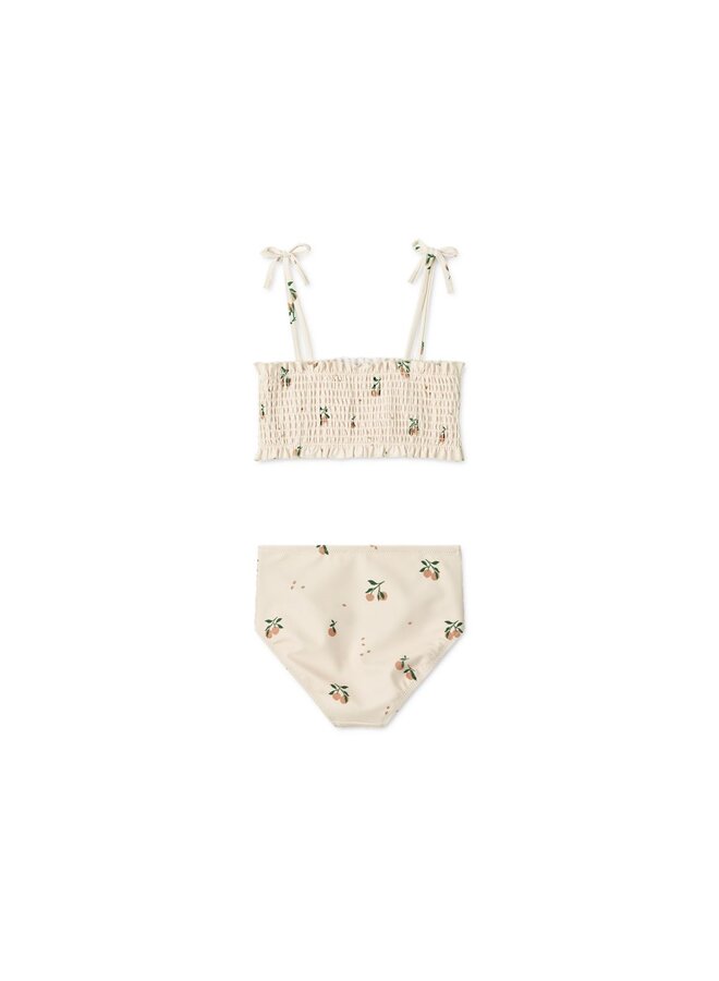 Liewood | mikaela printed bikini set | peach/sea shell